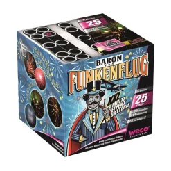 Baron Funkenflug 25-Schuss-Feuerwerk-Batterie