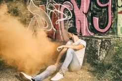 BATTLESMOKE 38 mit Reißzünder 80s, Orange
