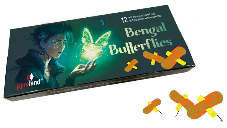 Bengal Butterflies 12er Schachtel