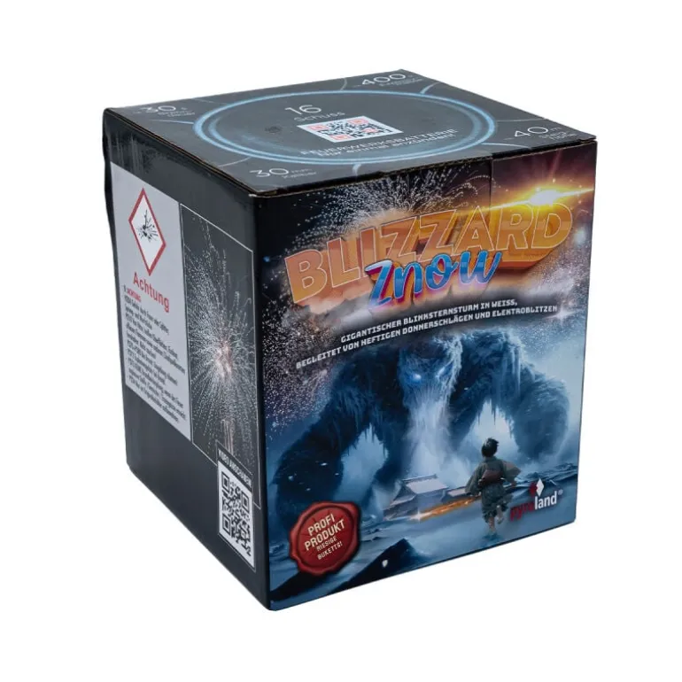 Blizzard Znow 16-Schuss-Feuerwerk-Batterie