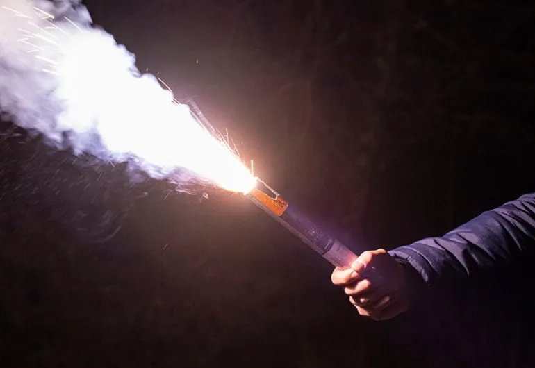Breslauer Handfeuer Weiß 60s