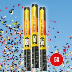 Deutschlandregen 50cm Papierflitter 5er Bundle
