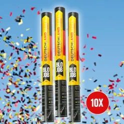Deutschlandregen 50cm Papierflitter 10er Bundle