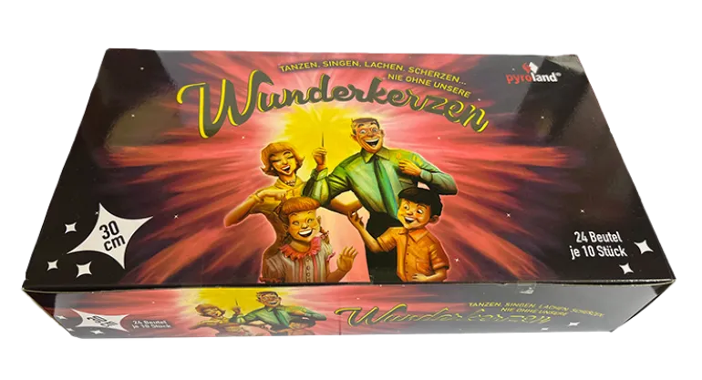Display Wunderkerzen 30cm, 240 Stück