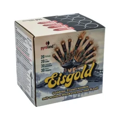 Eisgold 20-Schuss-Feuerwerk-Batterie