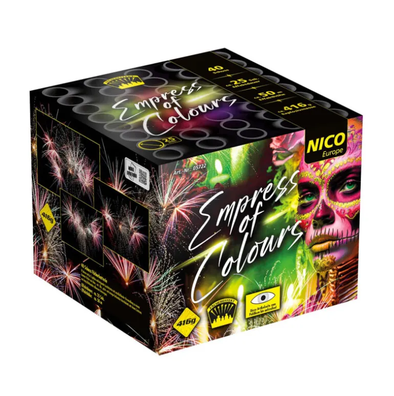 Empress of Colours 40-Schuss-Feuerwerk-Batterie