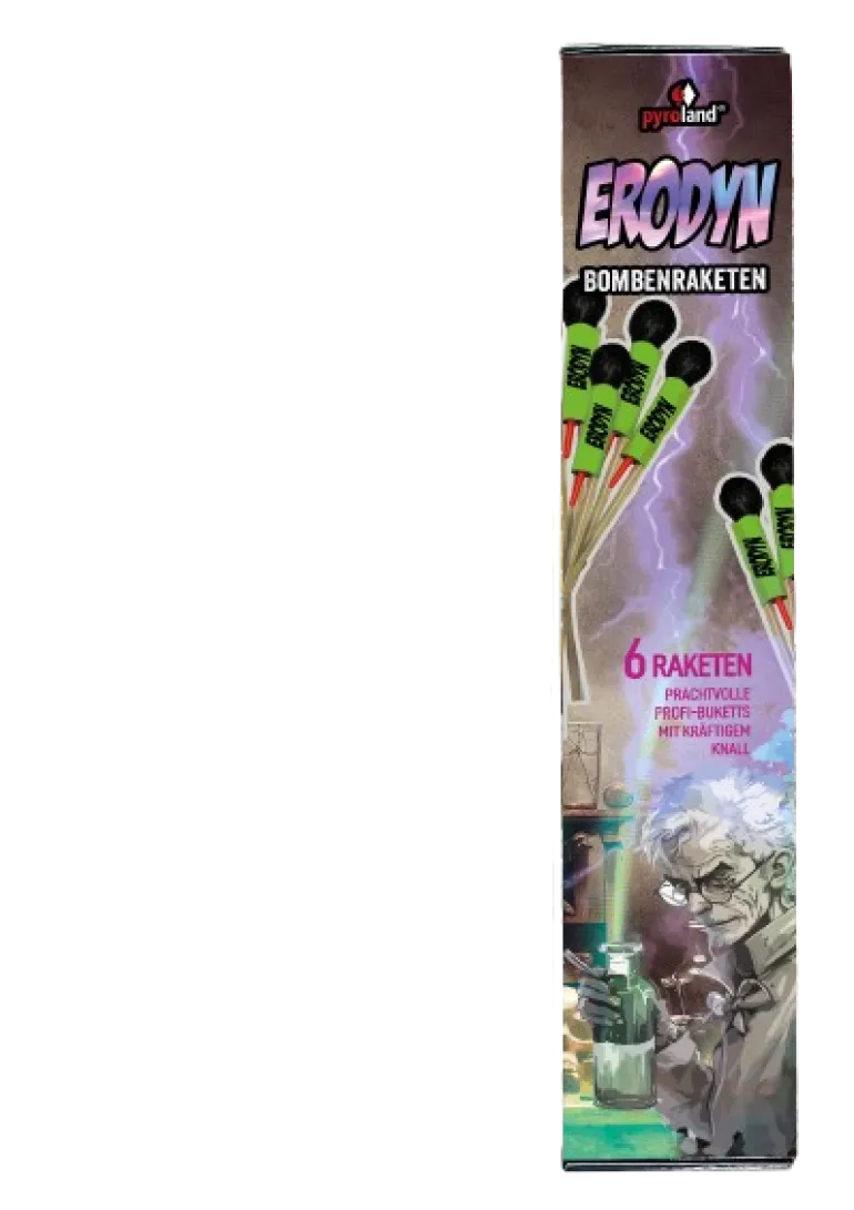 ERODYN - 6-teiliges Raketen-Sortiment