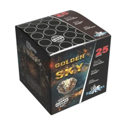 Golden Sky 25-Schuss-Feuerwerk-Batterie