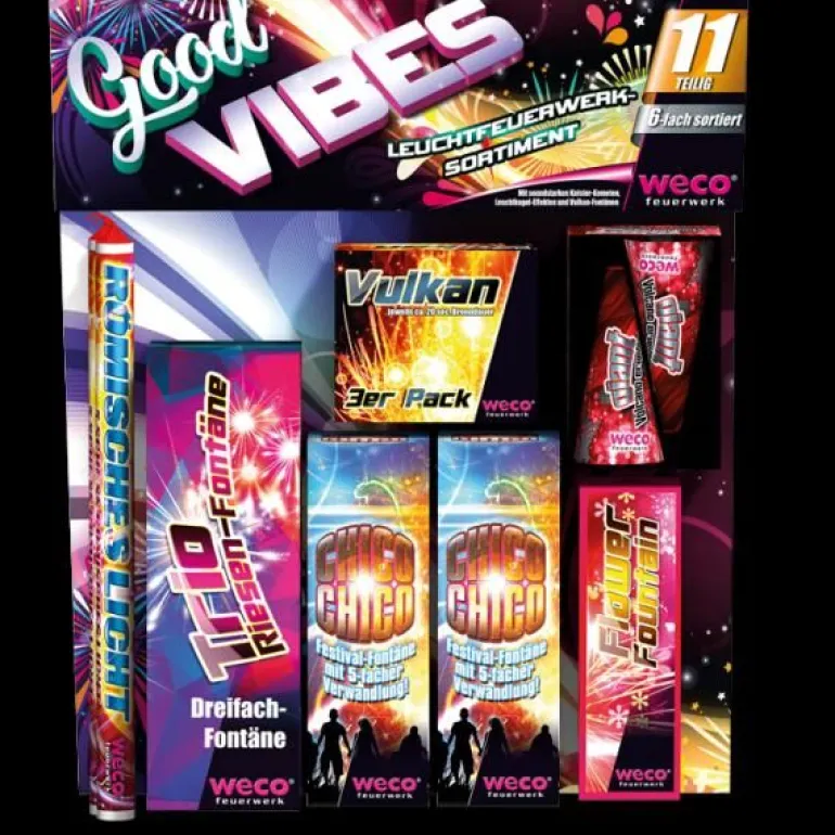 Good Vibes Leucht-Sortiment