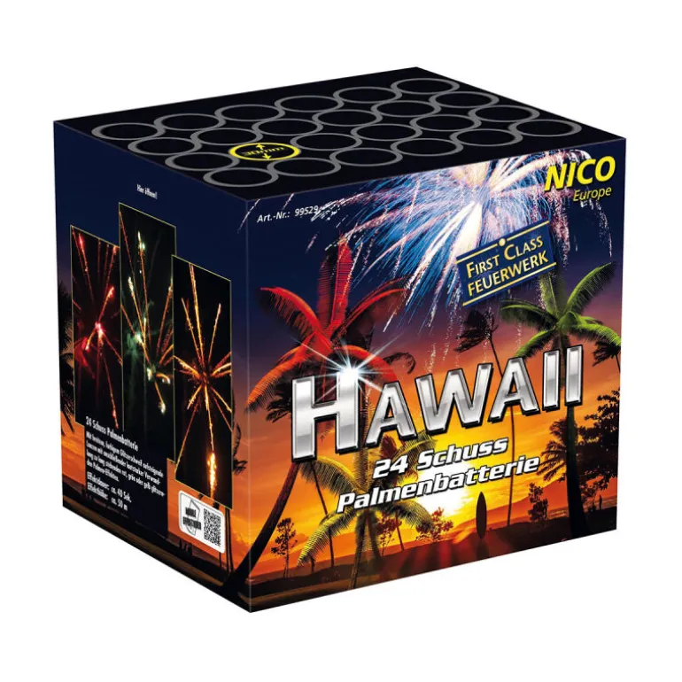 Hawaii 24-Schuss-Feuerwerkbatterie