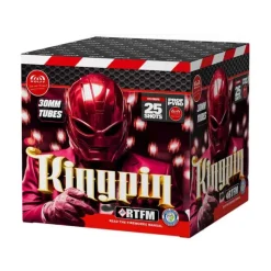 Kingpin 25--Schuss-Feuerwerk-Batterie