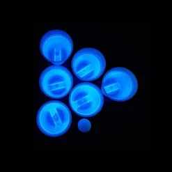 Leuchtendes Beer Pong Set, blau/grün