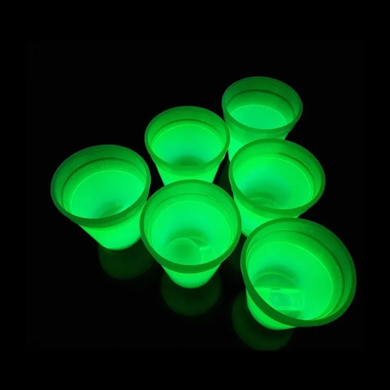 Leuchtendes Beer Pong Set, blau/grün