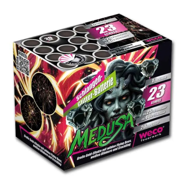 Medusa 23-Schuss-Feuerwerk-Batterie