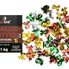 Metallic Flitter - Rentiere verschiedene Farben 1kg (Pappschachtel)