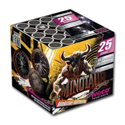 Minotaur 25-Schuss-Feuerwerk-Batterie