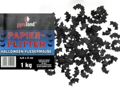 Papier Flitter - Halloween-Fledermäuse 1kg (Pappschachtel)