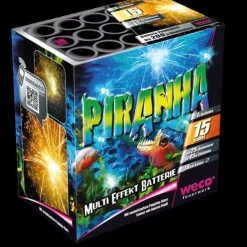 Piranha (Shark Attack/Alligator) 15-Schuss-Feuerwerk-Batterie