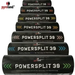 POWERSPLIT 38 mit Reißzünder 20s, Gelb