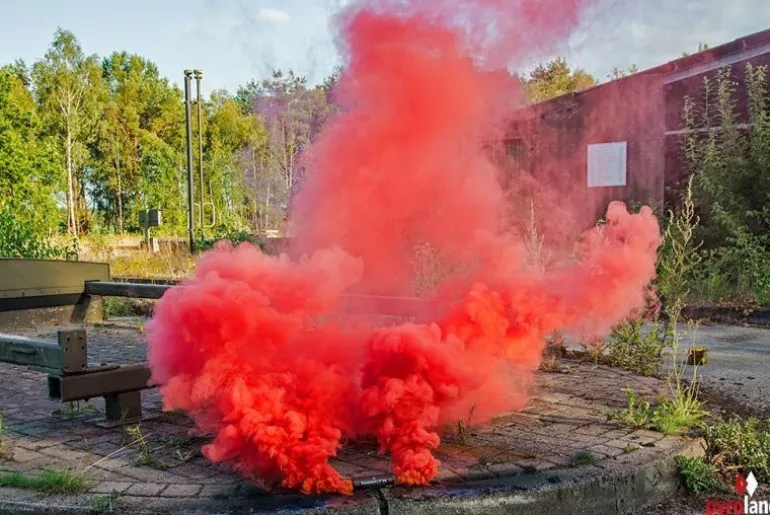 POWERSPLIT 38 mit Reißzünder 20s, Rot