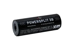 POWERSPLIT 38 mit Reißzünder 20s, Schwarz