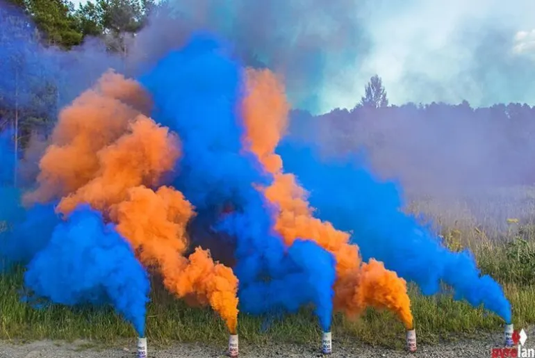 PRS800 Tarnrauch mit Reißzünder 45s, Blau
