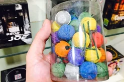 Regenbogen-Rauchball-Mix Rot, Orange, Blau, Grün, Violett, Weiß, Gelb, Pink, 10s; 40 Stück