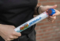 Reib Bengalo 60s, Blau