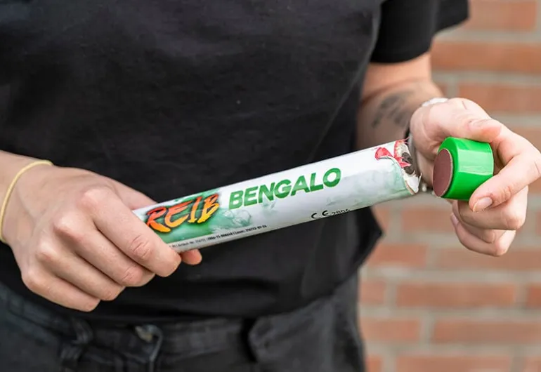Reib Bengalo 60s, Grün