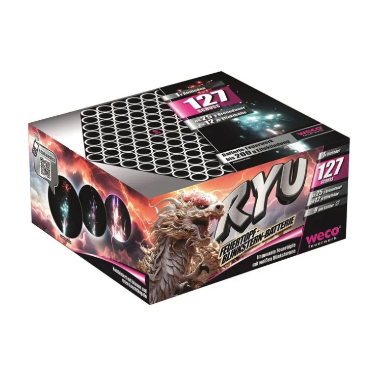 Ryu 127-Schuss-Feuerwerk-Batterie