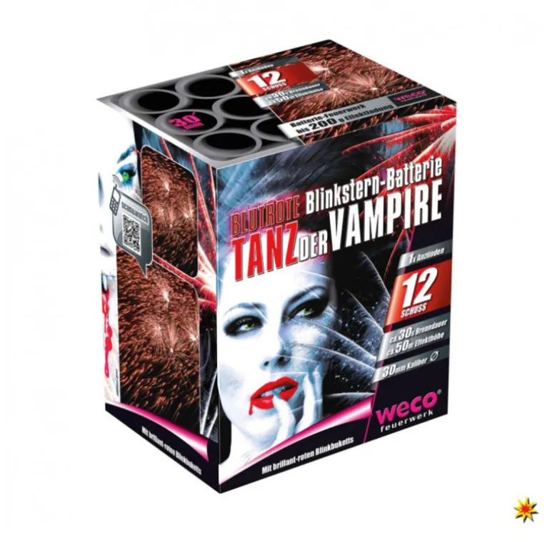 Tanz der Vampire (Tiger, Mad Max,Champion,Tyr) 12-Schuss-Feuerwerk-Batterie