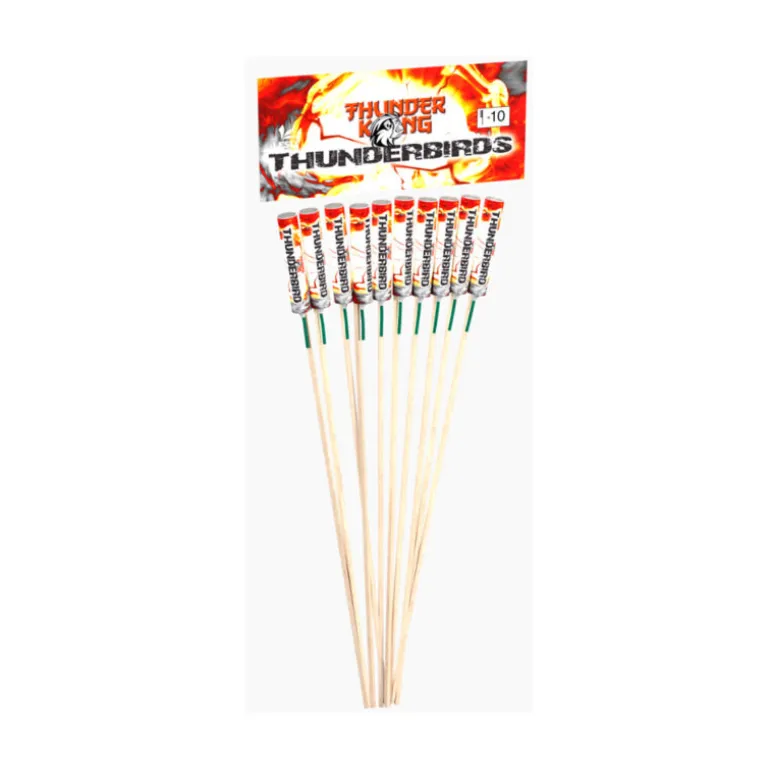 Thunderbirds - 10-teiliges Raketen-Sortiment