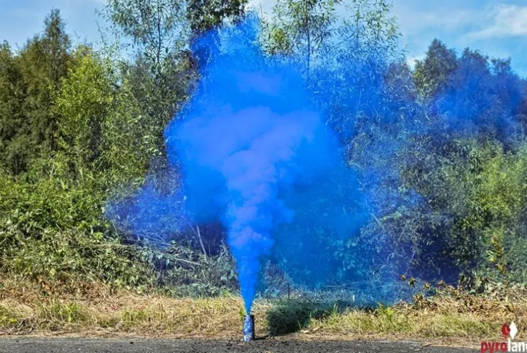 XL Rauchprojektor Blau 60s-80s
