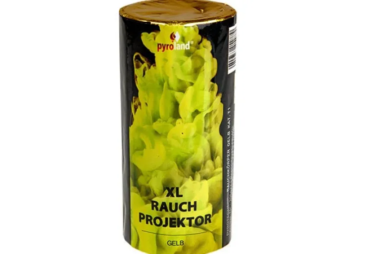 XL Rauchprojektor Gelb 60s-80s