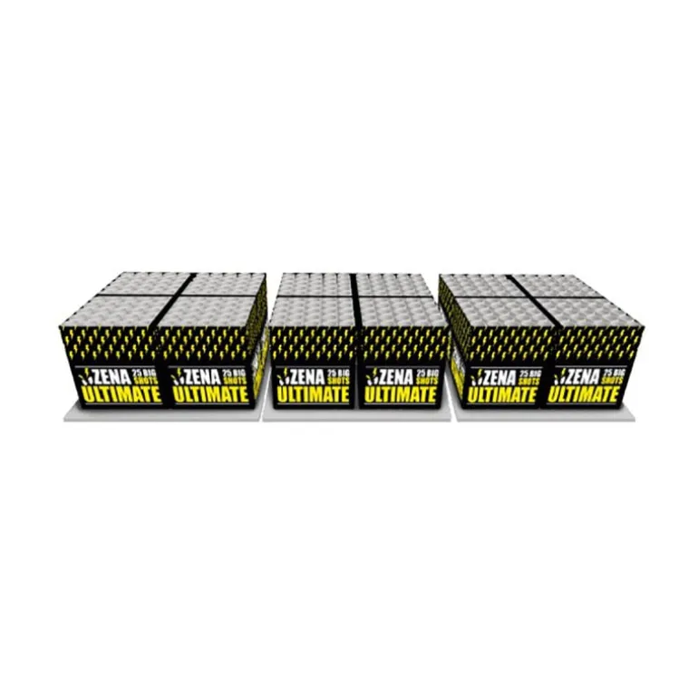 Zena Ultimate Box 300-Schuss-Feuerwerkverbund (Triple Compound)